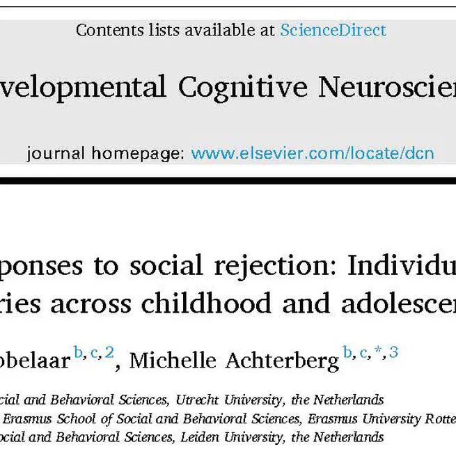 Behavioral and neural responses to social rejection: Individual differences in developmental trajectories across childhood and adolescence